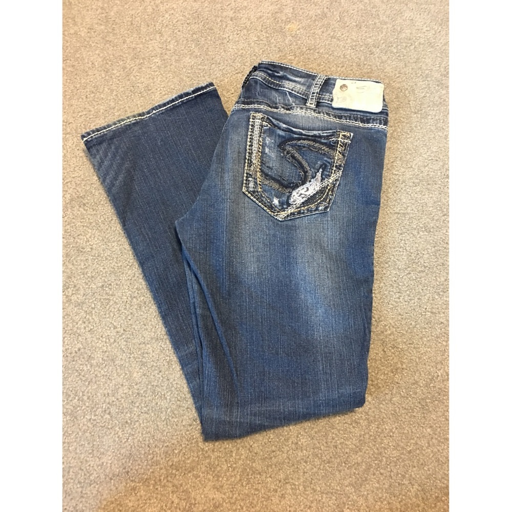 Silver Jeans Co. Suki Mid slim Boot. W30/L31